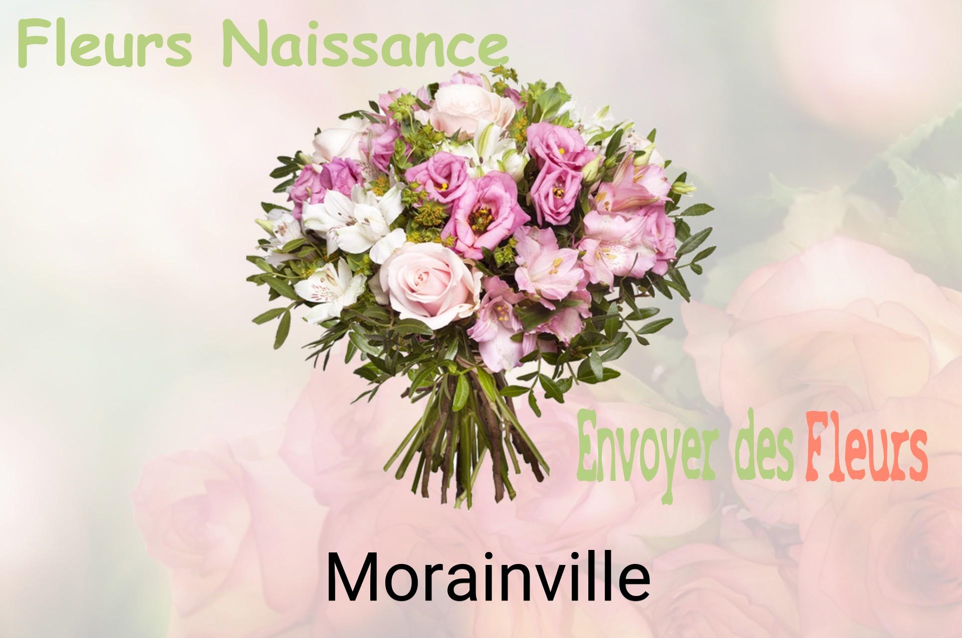 Bouquet de fleurs de naissance livré à Morainville
